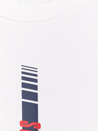 T-shirt regular z nadrukiem męski 4F 4FRAW25TTSHM3225-10S