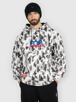 Bluza dresowa loose z kapturem męska 4F 4FRAW25TSWSM2569-91A