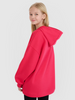 Bluza dziewczęca dresowa nierozpinana z kapturem 4F 4FJRSS25TSWSF2235-62S