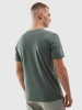 Męski t-shirt z bawełny organicznej regular 4F