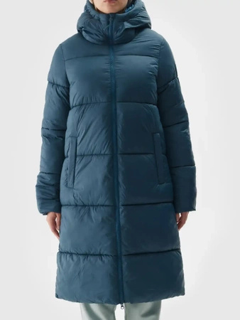 Płaszcz damski zimowy puchowy długi parka 4F 4FWAW24TDJAF475-46S