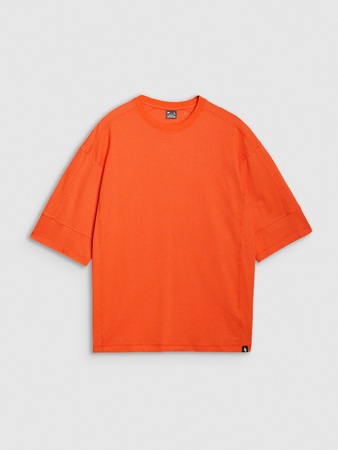 T-shirt oversize gładki męski 4F 4FRSS25TTSHM2653-70S