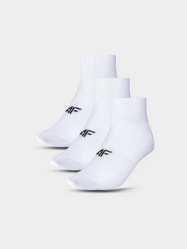 Skarpetki casual za kostkę (3-pack) chłopięce 4F Junior 4FJWMM00USOCU330-10S