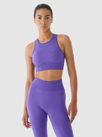 Biustonosz treningowy bezszwowy ze średnim wsparciem 4F x anna lewandowska 4F 4FALSAW24USBAF169-51S