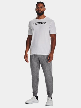 Spodnie dresowe męskie joggery Under Armour Rival Fleece 1379774-025