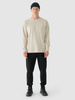 Longsleeve oversize z nadrukiem męski 4F 4FRAW24TLONM502-12S