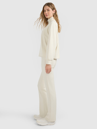 Spodnie dresowe z prostymi nogawkami z modalem damskie 4F 4FRAW25TTROF1646-12S