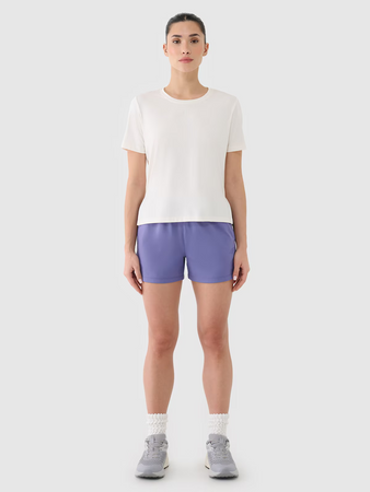 Koszulka damska treningowa oversize szybkoschnąca 4F 4FRSS25TFTSF1236-11S