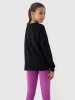 Longsleeve oversize gładki dziewczęcy 4F 4FJWSS25TLONF377-20S