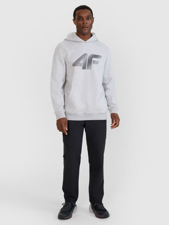 Bluza dresowa nierozpinana z kapturem męska 4F 4FWMM00TSWSM1766-27M