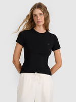 Koszulka damska bawełniana slim 4F 4FWMM00TTSHF2255-20S