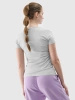 T-shirt slim z logo damski 4F 4FWSS24TTSHF1163-27M