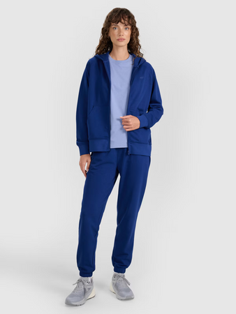 Bluza dresowa rozpinana z kapturem damska 4F 4FWMM00TSWSF1763-031S