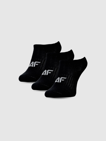 Skarpetki casual przed kostkę dziewczęce (ZESTAW 3 szt.) 4F 4FJWMM00USOCF496-20S