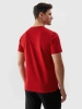 T-shirt regular gładki męski 4F