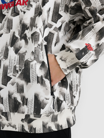 Bluza dresowa loose z kapturem męska 4F 4FRAW25TSWSM2569-91A