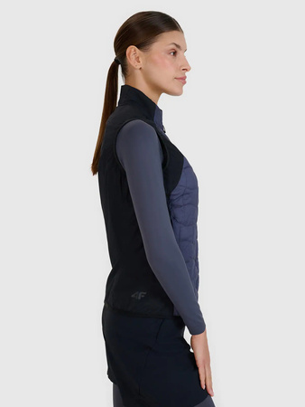 Bezrękawnik trekkingowy z wypełnieniem Primaloft Black damski 4F 4FWSS25TVJAF180-22S