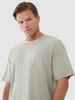 T-shirt męski oversize gładki 4F 4FWSS25TTSHM1961-44S