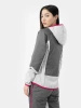 4F Kurtka damska skiturowa Primaloft® Active H4Z22-KUDH061-22S Szary