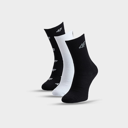 Skarpetki casual za kostkę (3-pack) chłopięce 4F 4FJWAW25USOCM391-91A