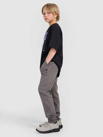 T-shirt oversize z nadrukiem chłopięcy 4F 4FJRAW25TTSHM3062-20S