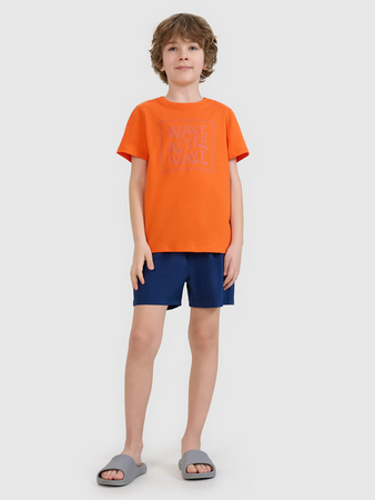 Spodenki plażowe boardshorty chłopięce 4F 4FJRMM00UBDSM110-31S