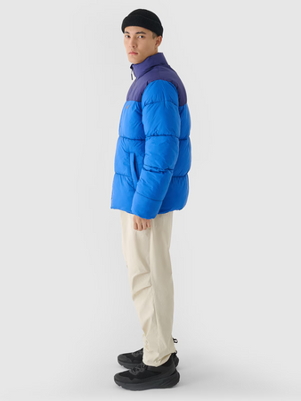 Kurtka zimowa puchowa z syntetycznym wypełnieniem męska 4F 4FWAW24TDJAM485-36S