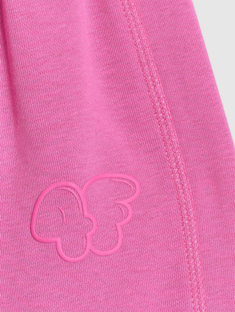 Spodnie dresowe z szerokimi nogawkami dziewczęce 4F 4FJRAW25TTROF1601-54S