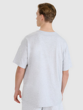 T-shirt oversize gładki uniseks 4F 4FWSS25TTSHU1972-27M