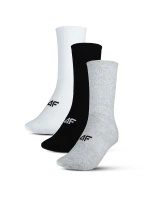 Skarpetki casual za kostkę (3-pack) 4F 4FWAW24USOCU353-90S