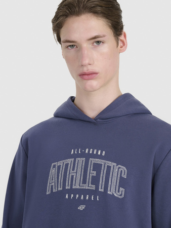 Bluza dresowa nierozpinana z kapturem męska 4F 4FRSS25TSWSM2201-22S