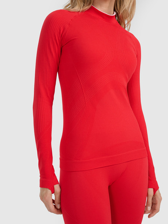 Bielizna termoaktywna bezszwowa merino (góra) damska 4F 4FWAW25USEAF205-62S