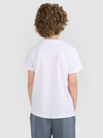 T-shirt regular gładki (ZESTAW 2 szt.) dziecięcy 4F 4FJRAW25TTSHU3157-93S