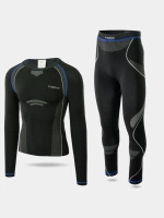 Bielizna bezszwowa termoaktywna męska (GÓRA + DÓŁ) BRUGI 4RCH-K9Q