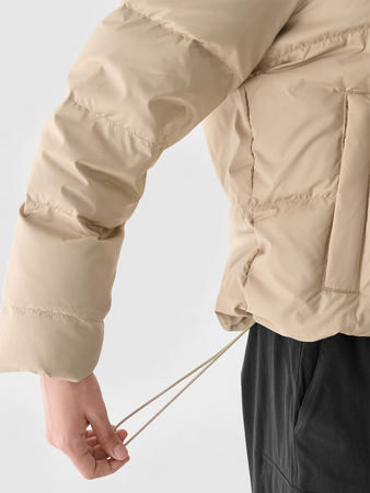 Kurtka zimowa puchowa z naturalnym wypełnieniem damska 4F 4FWAW24TDJAF481-83S