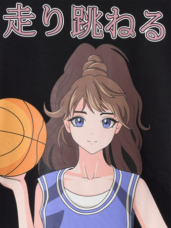 Bluza dresowa nierozpinana z kapturem dziewczęca 4F 4FJRAW25TSWSF2293-20S