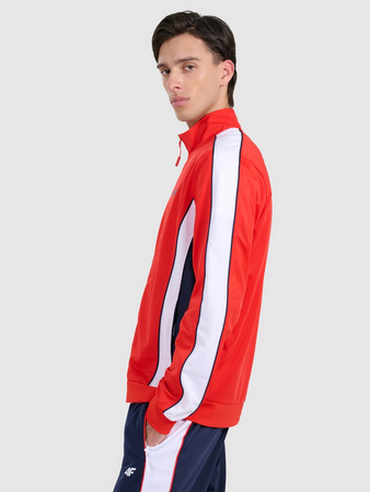 Bluza dresowa rozpinana bez kaptura męska 4F 4FRAW25TSWSM2459-62S
