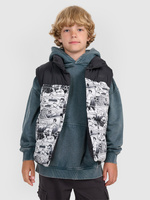 Bezrękawnik puchowy z wypełnieniem syntetycznym chłopięcy 4F 4FJRAW25TVJAM321-10A