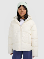 Kurtka puchowa z wypełnieniem syntetycznym dziewczęca 4F 4FJRAW25TDJAF0825-10S