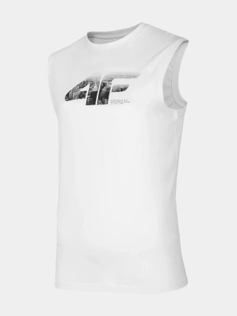 Koszulka męska bez rękawów 4F 4FWSS25TSLEM287-10S