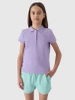 Koszulka polo regular dziewczęca 4F Junior