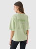 T-shirt oversize z nadrukiem damski 4F 4FRAW24TTSHF2583-43S
