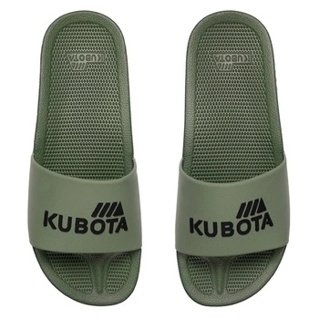 Klapki Kubota Basenowe Basic Męskie Khaki KKBB-SS22-10-18