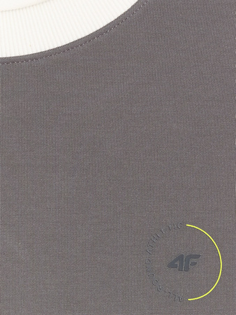 Bluza dresowa nierozpinana bez kaptura męska 4F 4FRAW25TSWSM2457-23S