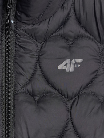 Bezrękawnik puchowy z wypełnieniem syntetycznym dziewczęcy 4F 4FJRAW25TVJAF323-20S