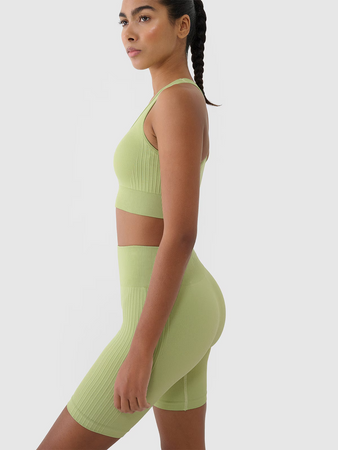 Legginsy kolarki bezszwowe treningowe damskie 4F 4FRSS25TFSTF022-42S