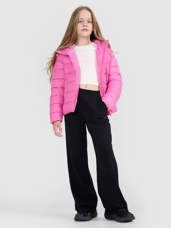 Kurtka puchowa z wypełnieniem syntetycznym dziewczęca 4F 4FJRAW25TDJAF0816-54S
