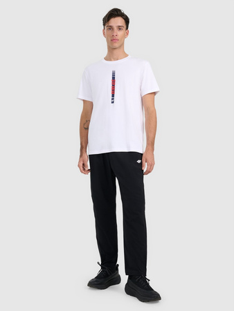 T-shirt regular z nadrukiem męski 4F 4FRAW25TTSHM3225-10S