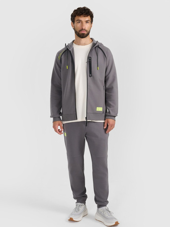 Bluza dresowa rozpinana z kapturem męska 4F 4FRAW25TSWSM2456-23S