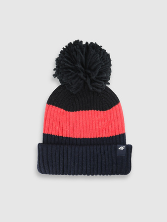 Czapka zimowa z pomponem dziecięca 4F 4FJWAW25ACAPM660-92S